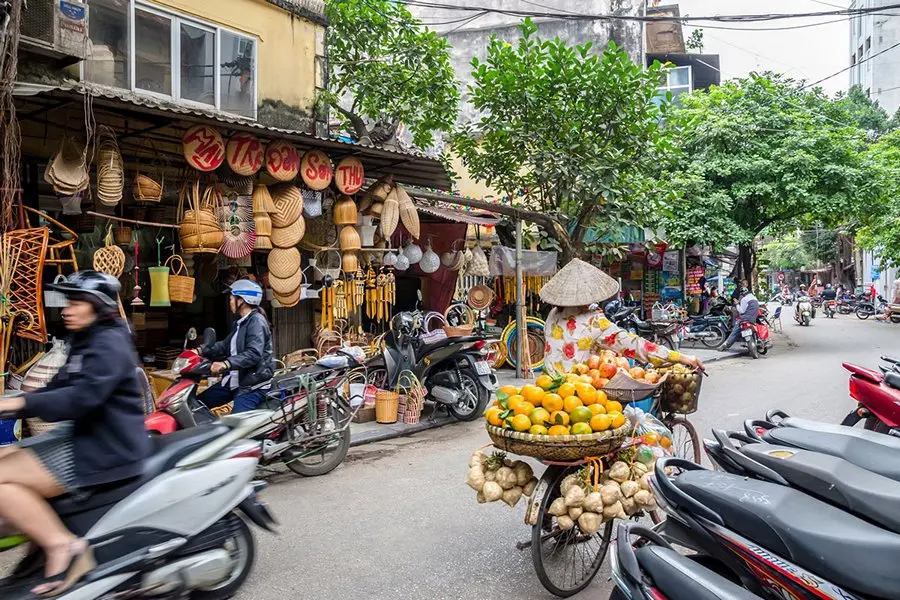 Hanoi street vendor