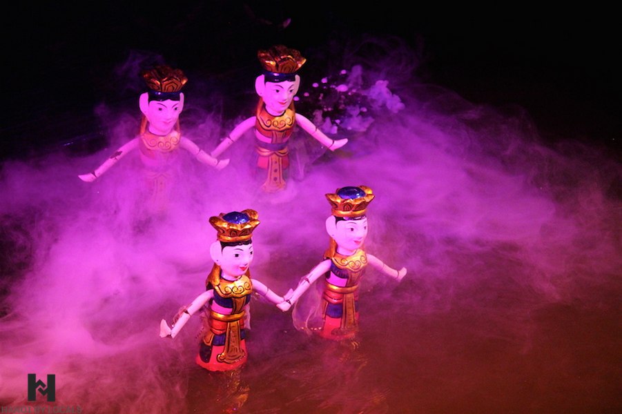 Water puppet show in Hanoi