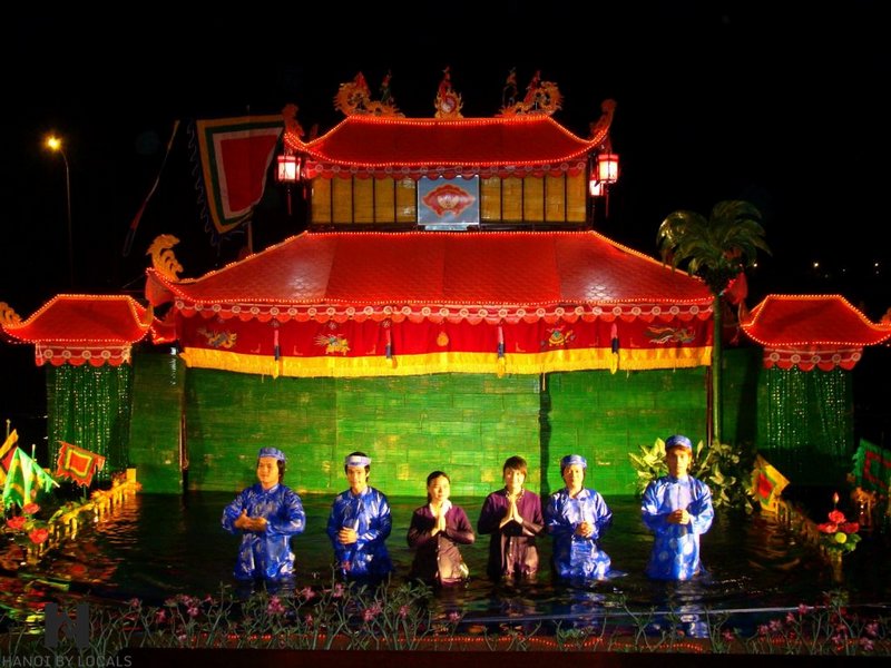 Water puppet show in Hanoi 