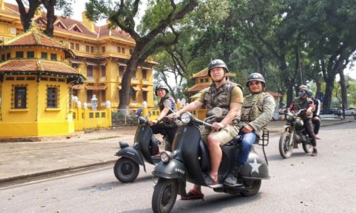 Hanoi Vintage Motorbike day tour, Food, Culture, Sight & Fun