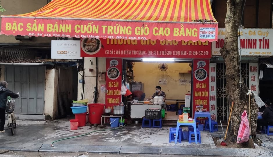 Discover Best “Bánh Cuốn” in Hanoi Old Quarter 18 Bánh Cuốn Cao Bằng