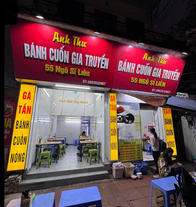 Discover Best “Bánh Cuốn” in Hanoi Old Quarter 22 Bánh Cuốn Anh Thư