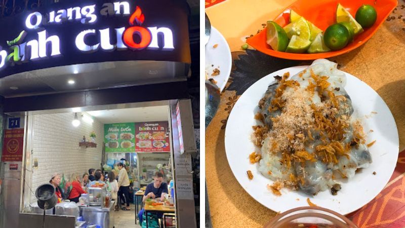 Discover Best “Bánh Cuốn” in Hanoi Old Quarter 20 Bánh Cuốn Quang An