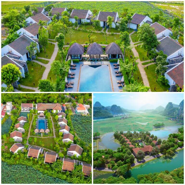 TOP 4 Most Beautiful Resorts in Tam Coc, Ninh Binh 16 Aravinda Resort – The Green Lotus in the Heart of Tam Coc